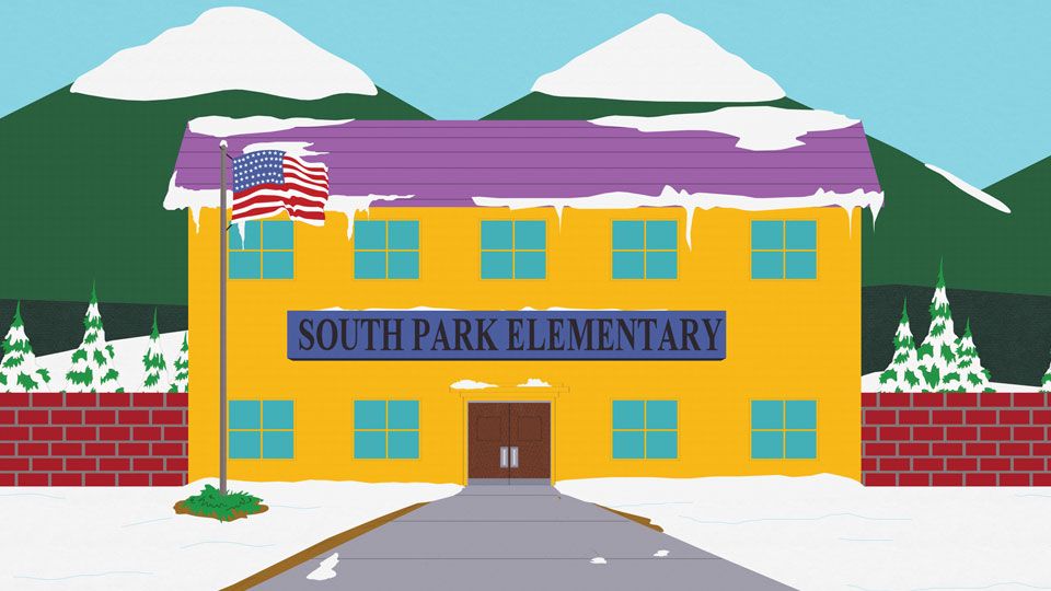 Elementary School Musical  South park, Elementary schools, Cartoon