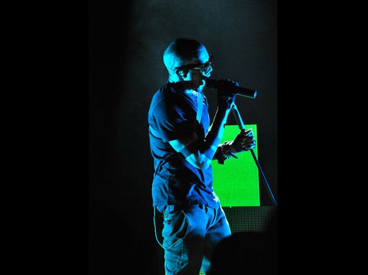 Microphone Checka Kanye Image 11 from On Location Kanye West And GShock BET