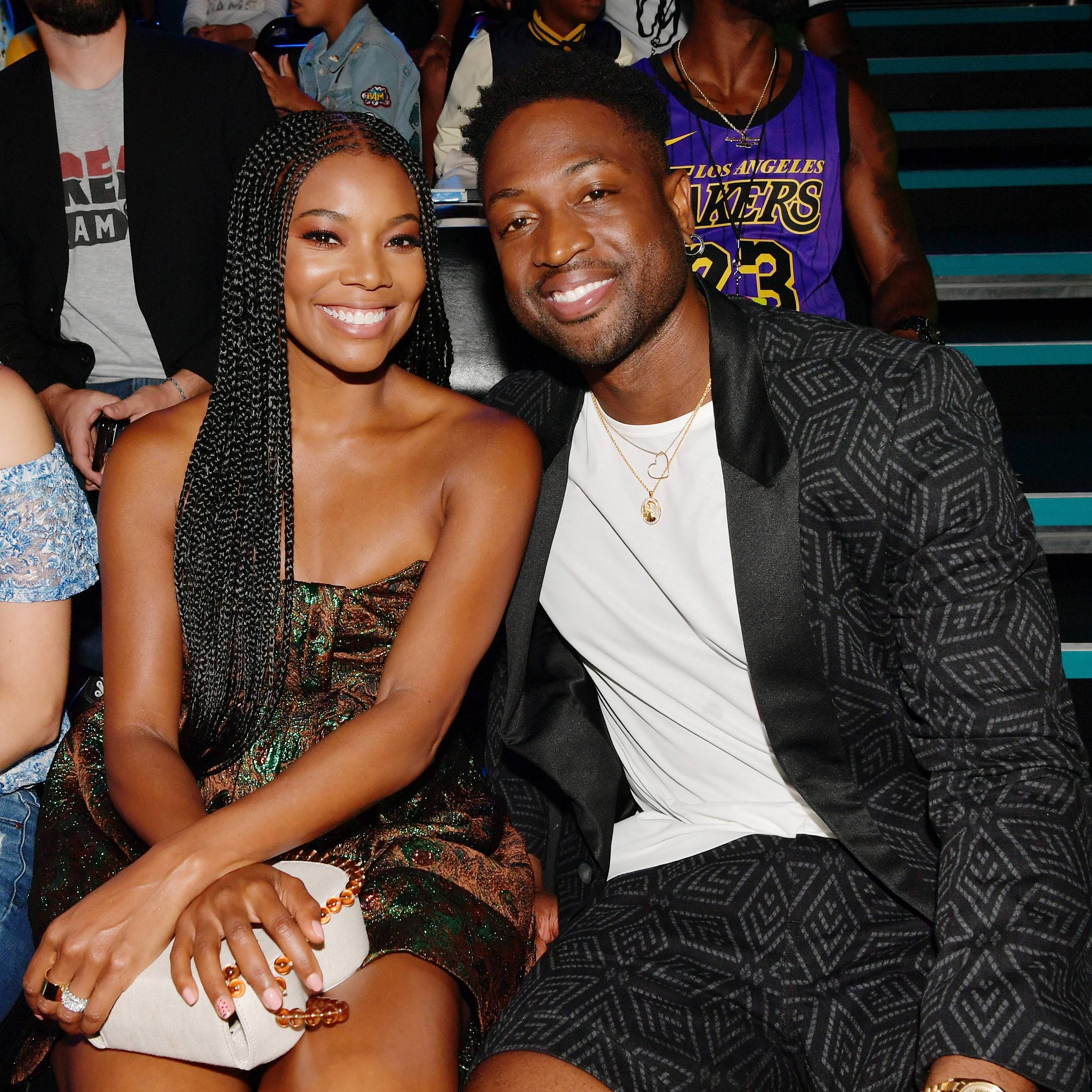 WadeWorldTour2019 Gabrielle Union Loves Up On Dwyane Wade In Tiny