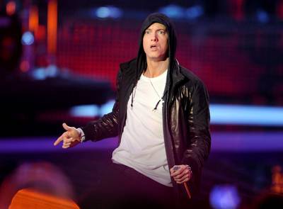 Eminem, on leaving drugs alone...&nbsp; - “Except for the heroin I shot up this morning. Except for that, I’m clean. [Laughs]” &nbsp;(Photo: Scott Gries/PictureGroup)