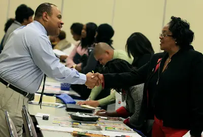 Baltimore, Maryland - Black unemployment in Maryland, where African-Americans comprise 29.4 percent of the population, is 11.3 percent. In Baltimore, where they comprise 64.3 percent of the population, their unemployment rate is 19.8 percent, compared to 9.6 percent for whites.(Photo: Mark Wilson/Getty Images)