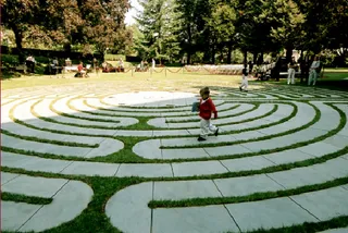 Boston College 9/11 Memorial Labyrinth - The Memorial Labyrinth at Boston College is an emotionally stirring pathway where visitors can reflect on the lives of the 22 Boston College alumni killed during the tragedy. It spans 300 yards and comprises 28 loops.(Photo: BC.edu)