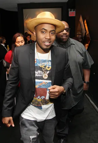 Living Legend - The handsome and dapper rapper Nas arrives to the Hennessy Artist Talk series celebrating the 250th anniversary of the cognac brand at Lincoln Center in New York.(Photo: Soul Brother / Splash News)