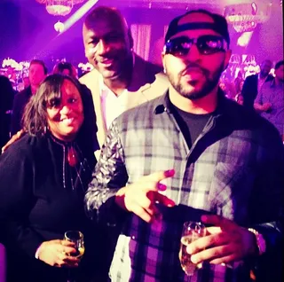 Mike WiLL Made It @mikewillmadeit - Mike WiLL and &quot;Mamma Made-It&quot; fan out with legendary baller Michael Jordan.(Photo: Mike Will Made It via Instagram)