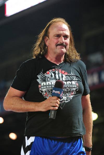 Jake &quot;The Snake&quot; Roberts @JakeSnakeDDT - Tweet: &quot;Deeply saddened. We just had a great talk &amp; buried a senseless hatchet. Talked working together. RIP Warrior. Taking solace we made peace.&quot;&nbsp; (Photo: Scott Cunningham/Getty Images)