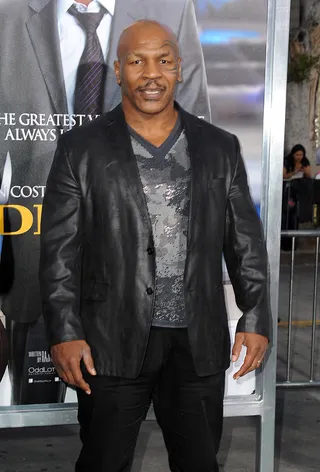 Mike at the Movies - Former heavyweight boxing champion Mike Tyson attends the premiere of the new film Draft Day&nbsp;at the Regency Bruin Theatre in Los Angeles. (Photo: Angela Weiss/Getty Images for ANHEUSER BUSCH)