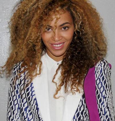 Beyonc?  - Bey takes us back to her Destiny?s Child days with these highlighted spiral curls. We love this hair on her and that pink lip stain, too!(Photo: iam.beyonce via Tumblr)&nbsp;