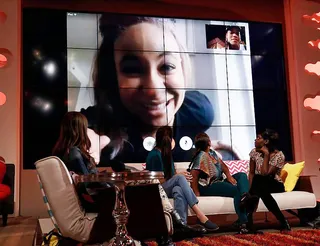 Raven Symone Skypes in to Just Keke - Raven Symone made a Skype appearance on the Just Keke show to discus her life since That's So Raven.  Watch The Clip&nbsp; (Photo: Tyler Golden/PictureGroup)