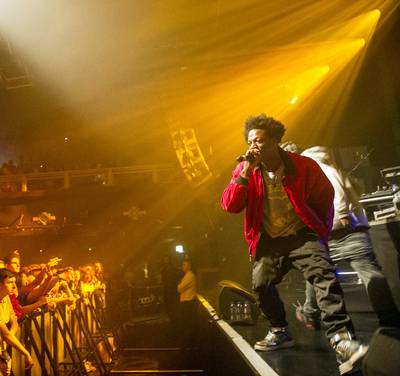 Joey Bada$ to Perform With Danny Brown and Vic Mensa - Brooklyn emcee Joey Bada$ is performing at the Reading Festival on August 24. Bada$ is performing at the BBC Radio 1 Extra Stage with&nbsp;Danny Brown,&nbsp;Vic Mensa&nbsp;and others. (Photo: Ollie Millington/Redferns via Getty Images)