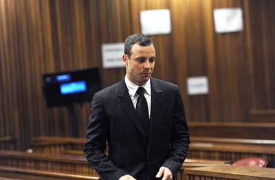 Defense Calls Pistorius Suicide Risk - Oscar Pistorius is suffering from depression, post-traumatic syndrome, and is at an increased suicide risk, his defense lawyer informed the court in Pretoria, South Africa, on Wednesday, as reported by the Associated Press. Pistorius, a double-amputee sprint runner, is on trial for murdering his girlfriend Reeva Steenkamp last year. He claims he accidentally shot her behind a bathroom door because he thought she was a home intruder. Pistorius faces 25 years to life in prison if found guilty.&nbsp;(Photo: Werner Beukes/SAPA/Gallo Images - Pool /Getty Images)