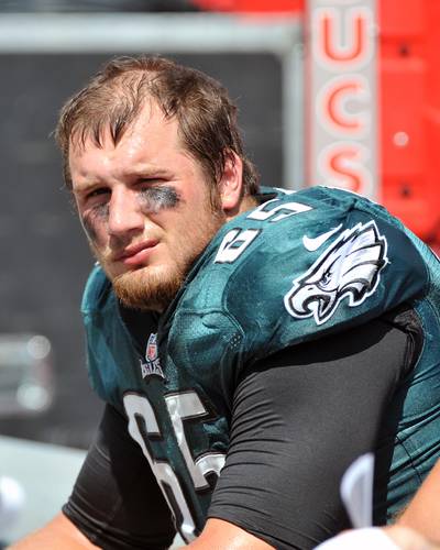 Eagles Lane Johnson Faces Four-Game Suspension - Looks like the Philadelphia Eagles will be without their starting right tackle Lane Johnson for the start of the 2014 NFL season. Johnson is facing a four-game suspension after testing positive for a performance-enhancing substance, ESPN&nbsp;is reporting. Johnson, 24, was the Eagles’ first-round draft pick in 2013.(Photo: Al Messerschmidt/Getty Images)