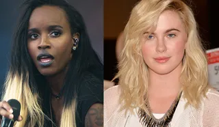 HOOK UP: Angel Haze and Ireland Baldwin - After posting several Instagram pictures together — including plenty of PDA —&nbsp;the&nbsp;rapper&nbsp;and Alec Baldwin's daughter&nbsp;decided to clarify their relationship to the public.&nbsp; &quot;An interracial gay couple, I mean that’s just weird for America right now,&quot; Haze told&nbsp;The Independent.&nbsp;&quot;We f**k and friends don’t f**k.&quot;  (Photos from left: Ian Gavan/Getty Images, Ben Gabbe/Getty Images)