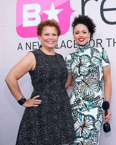 Effortless Chic - Debra L. Lee, Chairman and CEO of BET Networks and host of the pre-awards dinner, steps out in a classic LBD teamed with trendy black accessories.&nbsp;(Photo: Mark Davis/BET/Getty Images for BET)