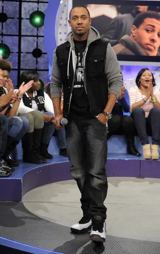 Cool Man - Terrence J at 106 &amp; Park, February 16, 2012. (Photo: John Ricard / BET)