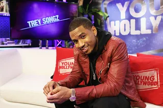 Trey Goes Hollywood - Trey Songz has been a little M.I.A. as of late. We're happy to see the handsome young star reemerge on the couch at the Young Hollywood Studio in Los Angeles. (Photo: Nick Rood/Young Hollywood/Getty Images)