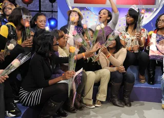 Looking Lovely - Spread the Love Week with the Livest Audience at 106 &amp; Park, February 15, 2012. (Photo: John Ricard / BET)