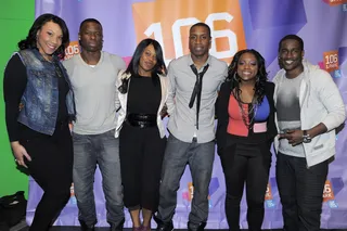 The Crew - : The Untitled with Wild Out Wednesday competitors Cicely J, Brendalynn and Dana Harper at 106 &amp; Park, February 15, 2012.&nbsp; (Photo: John Ricard / BET)