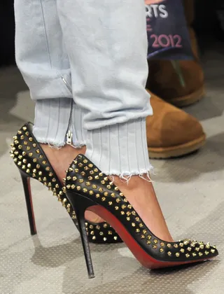 Shoe Game Sick - Cassie at 106 &amp; Park, February 15, 2012. (Photo: John Ricard / BET)