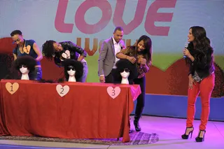 Where's the Mohawk - Contestants attempt to create the perfect Lil Twist style mohawk at 106 &amp; Park, February 14, 2012. (photo: John Ricard / BET)&nbsp;