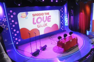 Let's Go Live - Atmosphere at 106 &amp; Park, February 14, 2012. (Photo: Dane Delaney / BET)