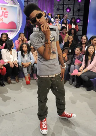Sideways - Lil Twist at 106 &amp; Park, February 14, 2012. (Photo: John Ricard / BET)