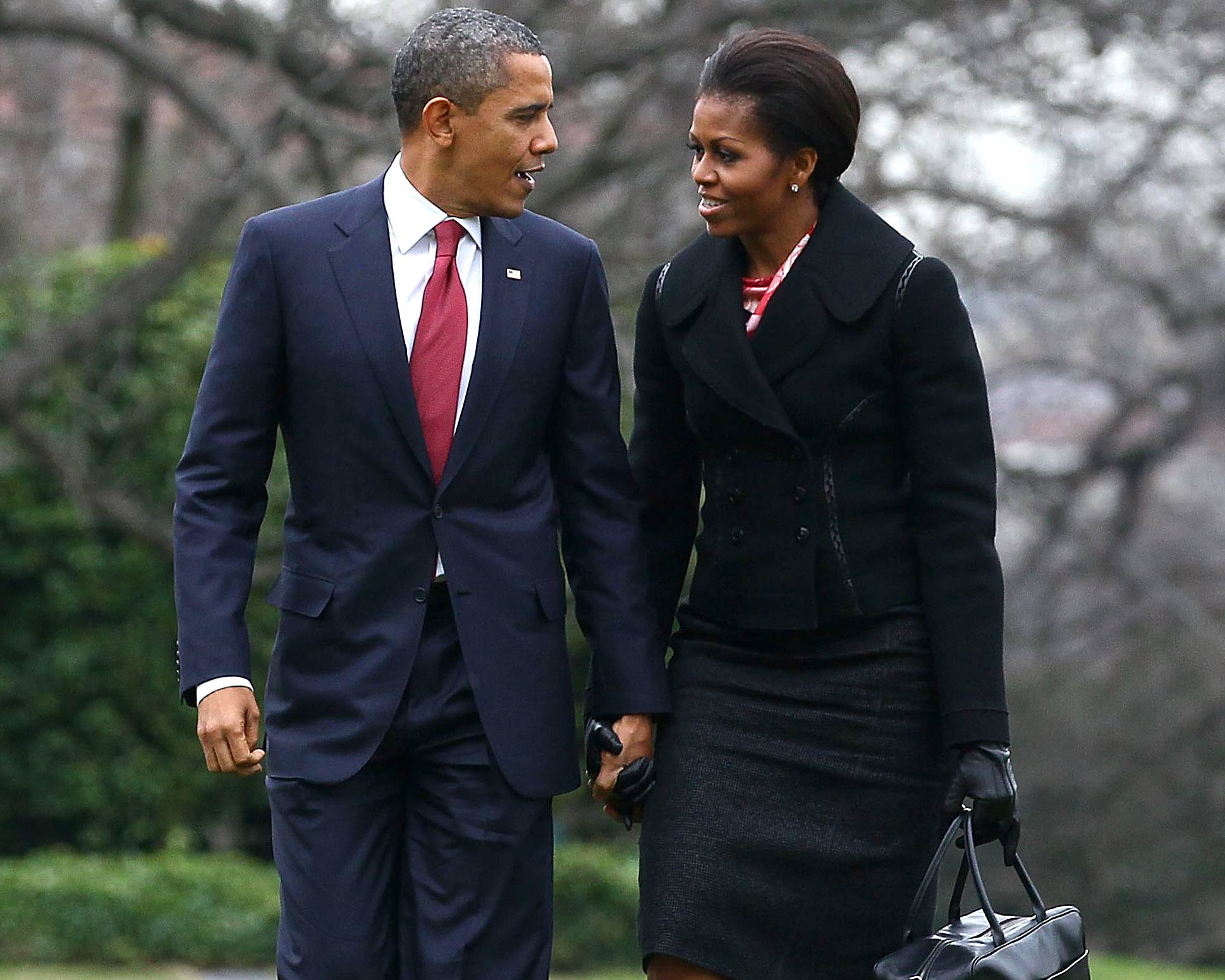 Lifelong Loves - Just in time for Valentine’s Day, BET.com looks back at noteworthy Black power couples in the world of politics, including civil rights activists Medgar and Myrlie Evers, Massachusetts Gov. Deval Patrick and his wife Diane, and our country’s most powerful (... and famous!) duo, President Barack Obama and First Lady Michelle Obama. Click through for more political sweethearts. —Britt MiddletonPresident Barack Obama and First Lady Michelle Obama. (Photo by Mark Wilson/Getty Images)