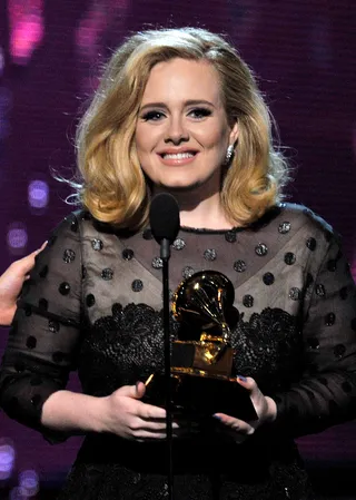 Adele - Adele’s “Rolling in the Deep” won &nbsp;Song of the Year honors.&nbsp;&nbsp;&nbsp;(Photo: Kevin Winter/Getty Images)