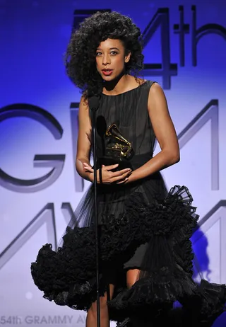 Corinne Bailey Rae - In another case of an untelevised award, Corinne Bailey Rae accepted the award for Best R&amp;B Performance for her single &quot;Is This Love.&quot; (Photo: Kevin Winter/Getty Images)