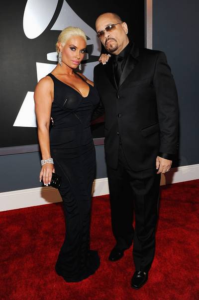 Ice-T and Coco Austin - The improbable romance between a music industry baller and a video vixen turned into one of hip hop's sweetest love stories. Ice and Coco, who have been married 13 years and invited the world into their marriage on their reality show Ice Loves Coco, gave (false?) hope to women everywhere trying to tame their bad boys. But even the strongest couples go through rough times — rumors of divorce hit a fever pitch after photos of Coco looking coupled up with rapper AP.9 surfaced online. The buxom star denied allegations of cheating. (Photo: Larry Busacca/Getty Images)