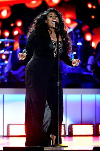 After Dark - Philly's Jazmine Sullivan was the perfect lead-in for After 7 and their classic tunes!(Photo: Ethan Miller/BET/Getty Images for BET)