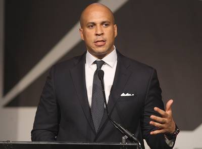 Cory Booker - &quot;I shudder to think what would have happened if the civil rights gains, heroically established by courageous lawmakers in the 1960s, were instead conveniently left up to popular votes in our 50 states,” said Newark Mayor Cory Booker, responding to Gov. Chris Christie’s suggestion that the civil rights laws could have been achieved through ballot referendums.(Photo: Bennett Raglin/Getty Images for Macy's)