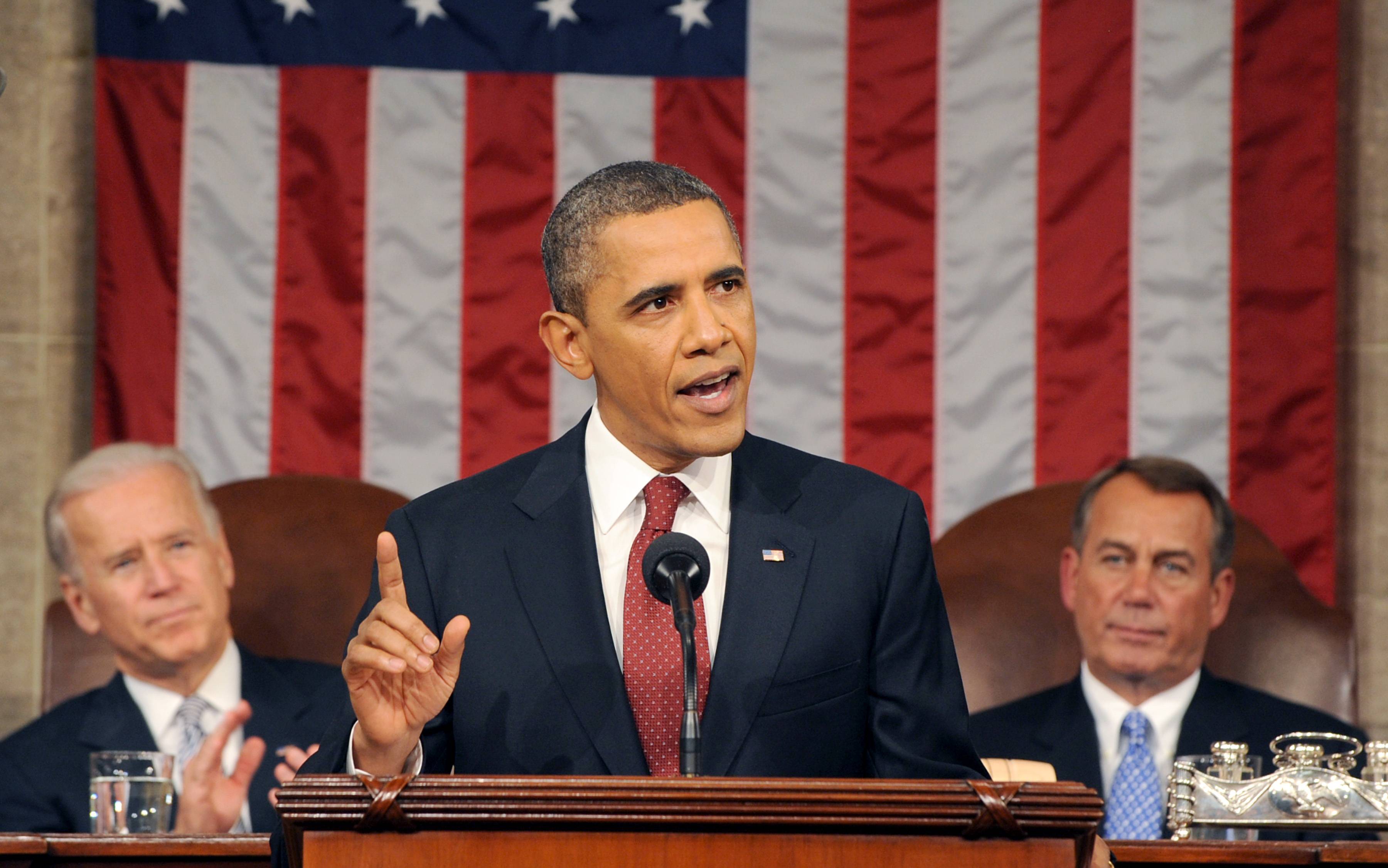 Barack Obama - “We can either settle for a country where a shrinking number of people do really well, while a growing number of Americans barely get by. Or we can restore an economy where everyone gets a fair shot, everyone does their fair share, and everyone plays by the same set of rules,” said President Obama in his third State of the Union address.(Photo: Saul Loeb-Pool/Getty Images)