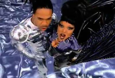 Busta Rhymes feat. Janet Jackson, &quot;What's It Gonna Be&quot; - Hype once again makes history with Busta in this 1999 clip, a stunningly imaginative future-scape filled with sci-fi CGI effects inspired by the movies Terminator 2 and The Abyss. At $2 million, this video is one of the most expensive ever made, but the amazingly off-the-wall results justified the price tag.&nbsp;(Photo: Flipmode Entertainment)