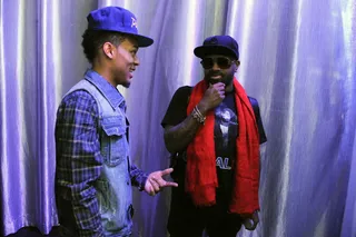 Big Bro - Bow Wow and Jermaine Dupree backstage at 106 &amp; Park, January 23, 2012. (Photo: John Ricard / BET)