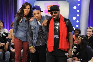 The Reason\r - Bow Wow and Jermaine Dupri on set at BET's 106 &amp; Park. (Photo: John Ricard / BET)