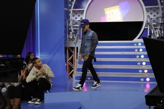 Getting Closer\r - Bow Wow on set at BET's 106 &amp; Park. (Photo: John Ricard / BET)