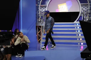 Getting Closer\r - Bow Wow on set at BET's 106 &amp; Park. (Photo: John Ricard / BET)