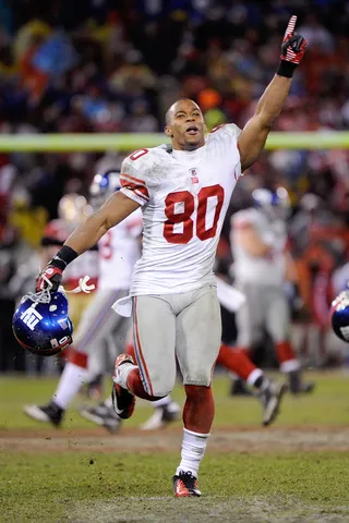Man of the Hour - Giants wide receiver Victor Cruz — Eli Manning’s favorite target in the NFC Championship game against the 49ers on Sunday — gave a show-stopping performance on Sunday. Cruz finished with 10 receptions for 142 yards and gave his team the first score of the game in the second quarter. Can he give an encore performance on Super Bowl Sunday?(Photo: Thearon W. Henderson/Getty Images)