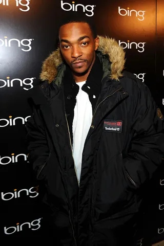 Mack-tastic\r - Actor Anthony Mackie also attends the &quot;Comedy With Aziz Ansari and a&nbsp;Drake Performance&quot;&nbsp;event at Sundance. (Photo: Michael Buckner/Getty Images)
