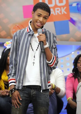 Mic Check - Diggy Simmons at 106 &amp; Park, January 20, 2012. (Photo: John Ricard / BET)