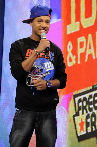 Bring 'Em Out - Terrence J at 106 &amp; Park, January 20, 2012. (Photo: John Ricard / BET)