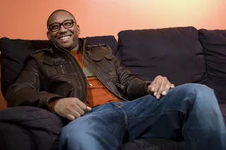 Laid Back - Maino in the green room at 106 &amp; Park, January 19, 2012. (Photo: John Ricard / BET)