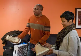 I Like These - Maino in the green room at 106 &amp; Park, January 19, 2012. (Photo: John Ricard / BET)