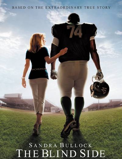 The Blind Side (2009) - Based on the life of Baltimore Ravens offensive tackle Michael Oher, this Academy-Award winning movie showcases how he was able to overcome his circumstances and the family that helped him succeed.&nbsp; (Photo: Courtesy Warner Bros Pictures)