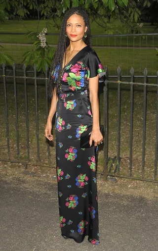 Grace Personified - Thandie Newton looks poised and gorgeous with her brand new braids at the Serpentine Gallery Summer Party in London.&nbsp;(Photo: ZTimages.com, PacificCoastNews)
