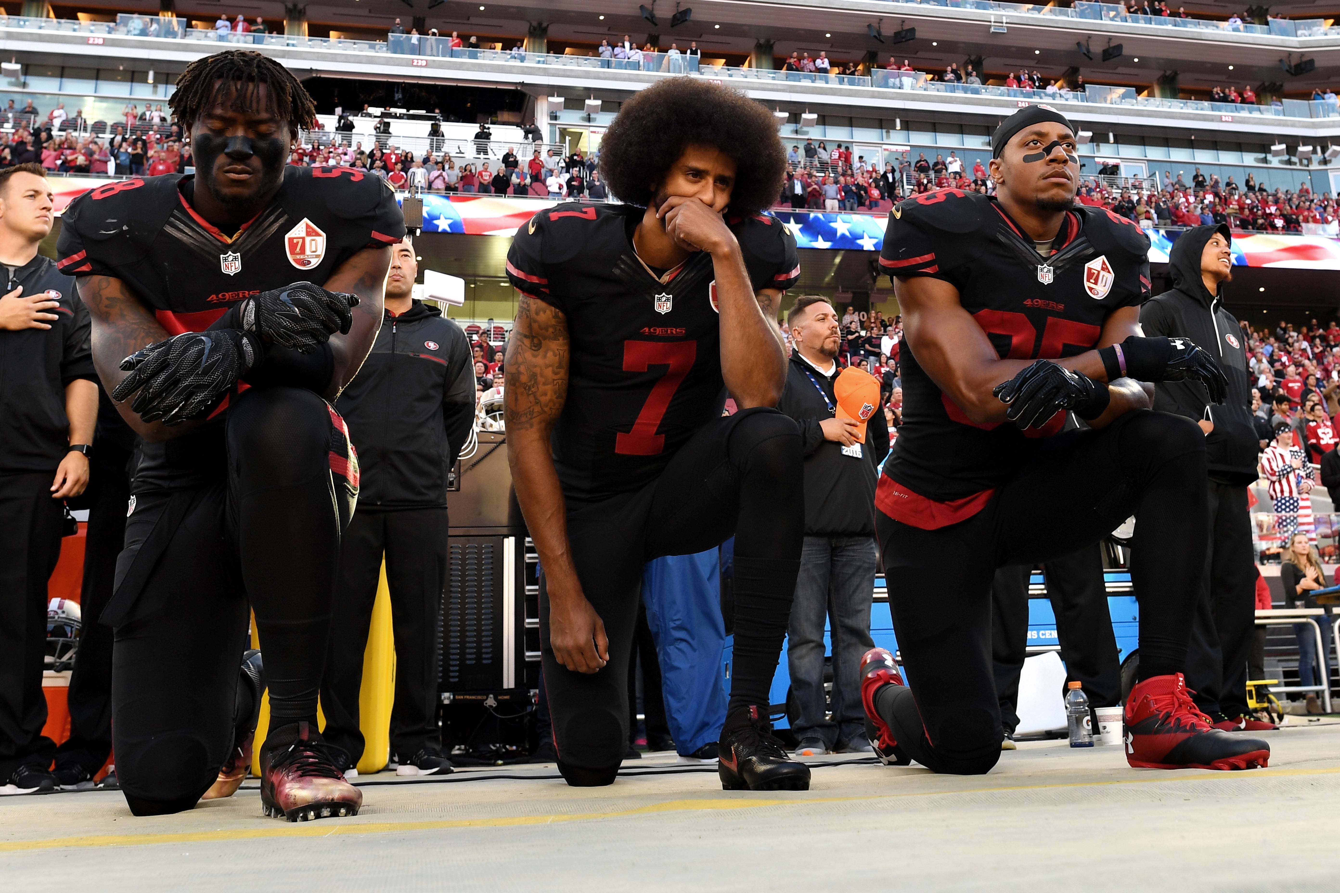 National Anthem protests took Colin Kaepernick from star QB to