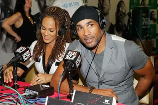 Talk Show  - Actors Nicole Ari Parker and Boris Kodjoe discuss their upcoming talk show. (Photo: Rich Polk/BET/Getty Images for BET)