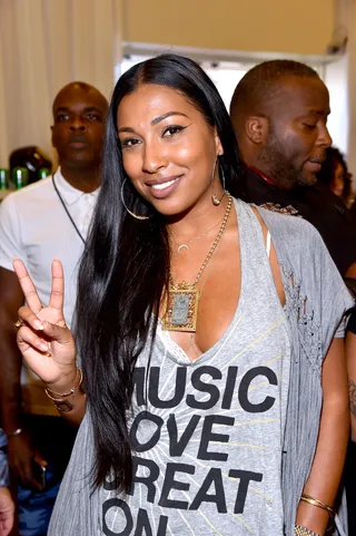 Music Matters  - Music Matters artist&nbsp;Melanie Fiona gets some radio time! (Photo: Alberto Rodriguez/BET/Getty Images for BET)