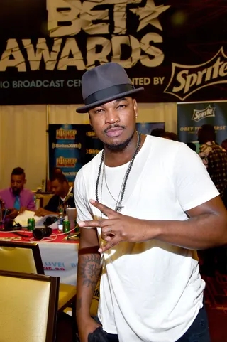 Before He Takes the Stage  - Ne-Yo chops it up with the best of the best in radio for day one of the Radio Broadcast Center. (Photo: Alberto Rodriguez/BET/Getty Images for BET)