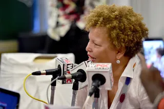 The CEO  - Chairman and Chief Executive Officer of BET Debra Lee makes her way to day 1 at the Radio Broadcast Center during the 2015 BET Experience. (Photo: Alberto Rodriguez/BET/Getty Images for BET)
